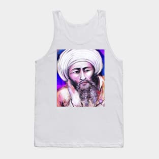 Averroes Pink Portrait | Averroes Artwork 8 Tank Top